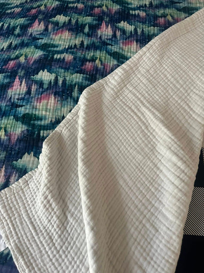 Northern Light Muslin Blanket  *PRE ORDER* ETA Mid to late December 2025