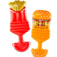 BURGER AND FRIES SADDLE SEAT FLOAT